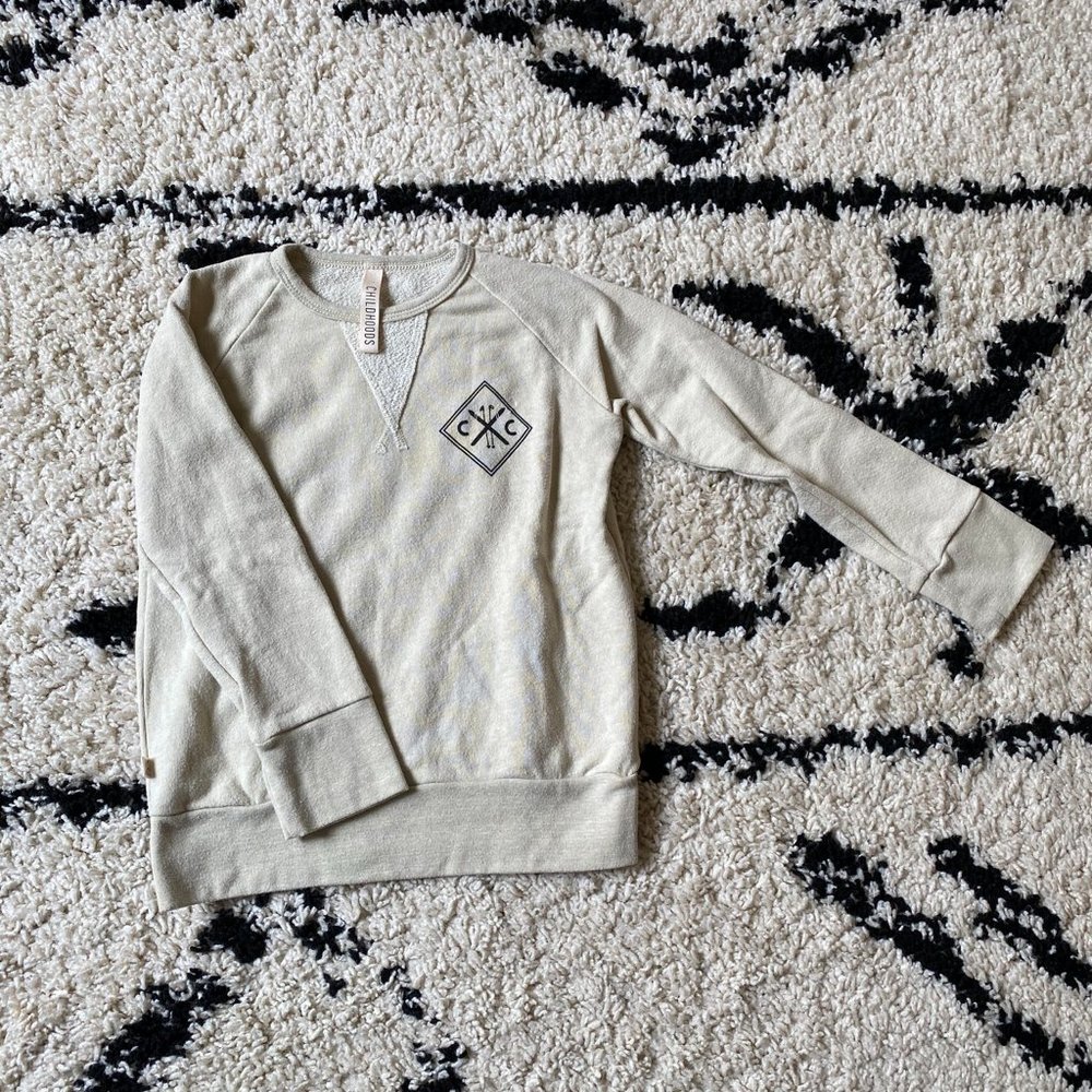 Childhoods Clothing "ski team" sweatshirt, Size 8/9